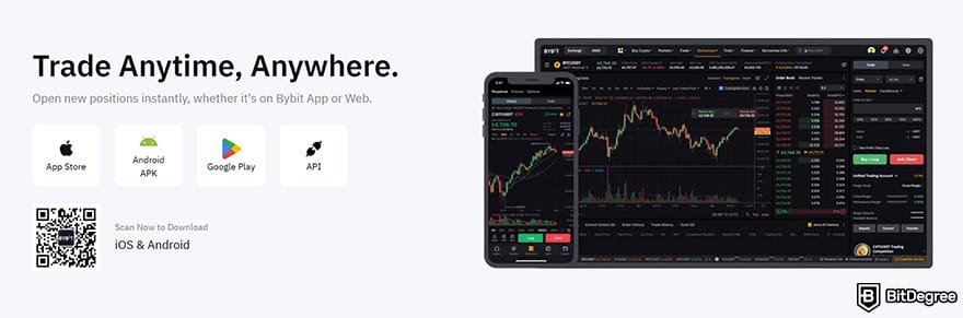 Best cryptocurrency exchange: trade anywhere with Bybit exchange.