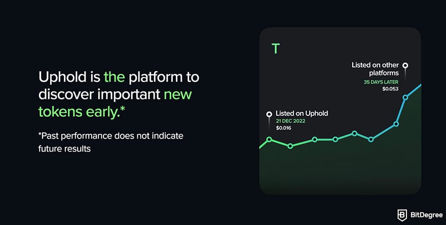 Best cryptocurrency exchange: discover new tokens with Uphold.