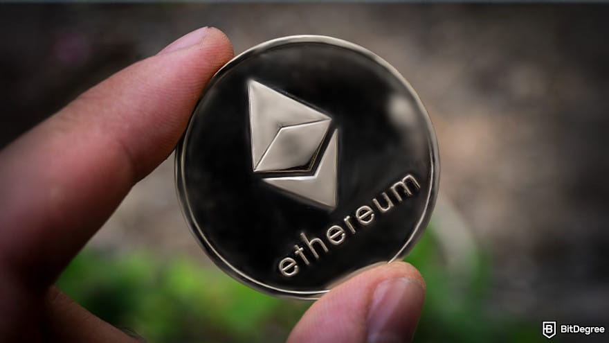 Best cryptocurrency of the year: Ethereum coin.