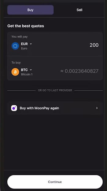 Best DeFi wallet: buy the token.