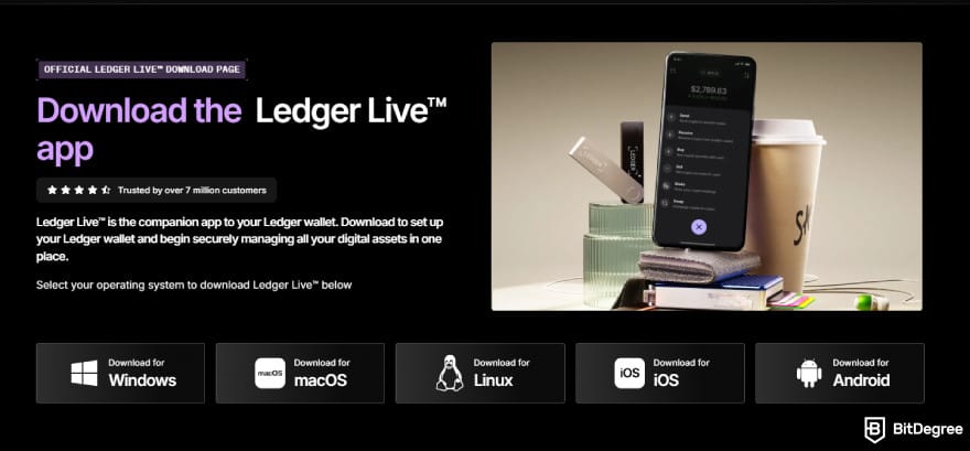 Best DeFi wallet: download the wallet application as per your device.