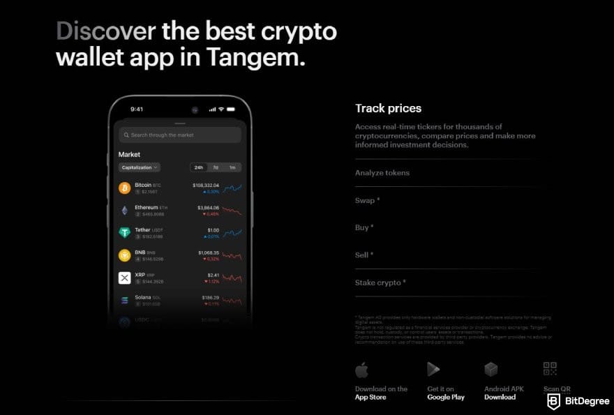 Best desktop wallet: description of the Tangem app.