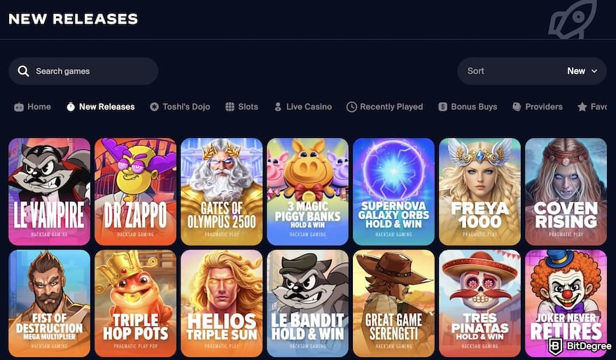 Best Ethereum casino: new releases on Toshi.bet. Best Ethereum casino: new releases on Toshi.bet.