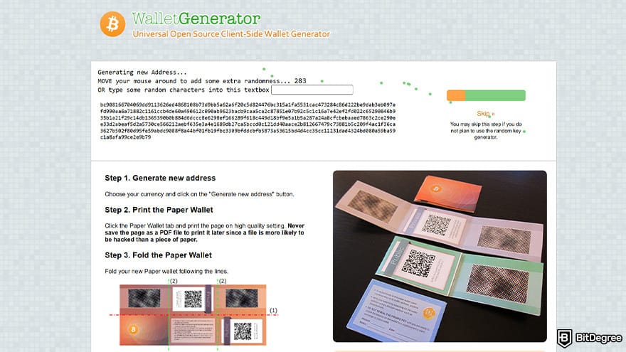 Best Ethereum wallet: wallet generator application.