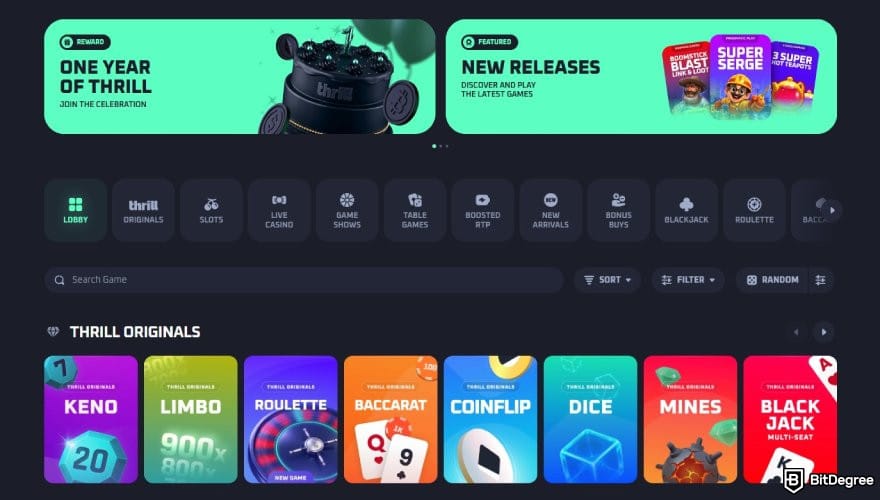 Best fast withdrawal crypto casino: Thrill's homepage. Best fast withdrawal crypto casino: Thrill's homepage.
