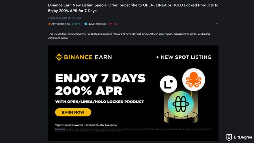 Best free crypto trading platform: Binance promo announcment. Best free crypto trading platform: Binance promo announcment.