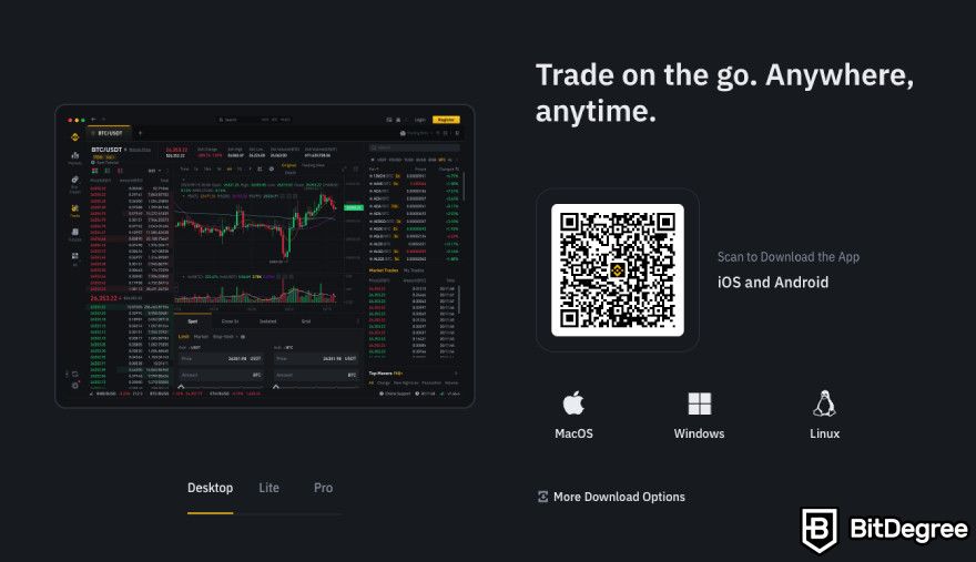 Best free crypto trading platform: Binance.