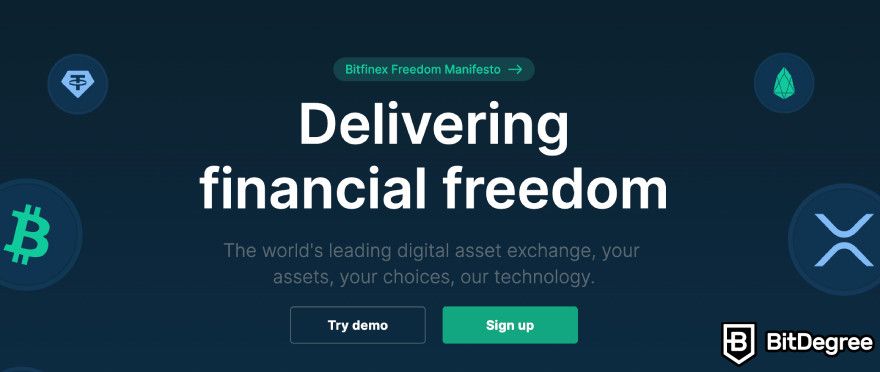 Best free crypto trading platform: Bitfinex.