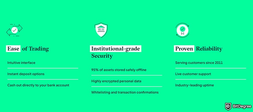 Best free crypto trading platform: Bitstamp features.