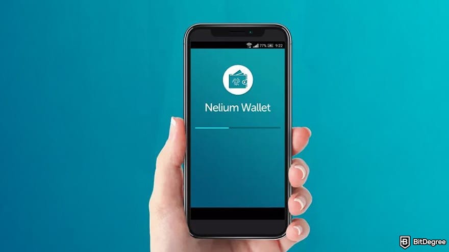 Best IOTA wallet: Nelium mobile wallet application.