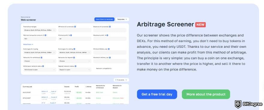 Best Kraken trading bots: an explainer for the Arbitrage Screener feature.