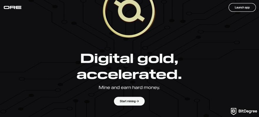 Best low market cap crypto: Ore official website.