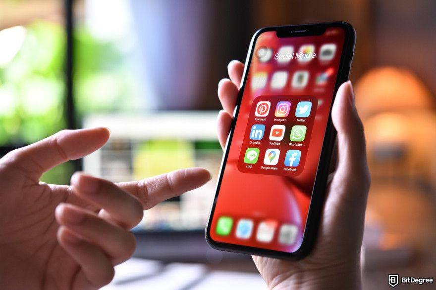 Best low market cap crypto: social media platforms.