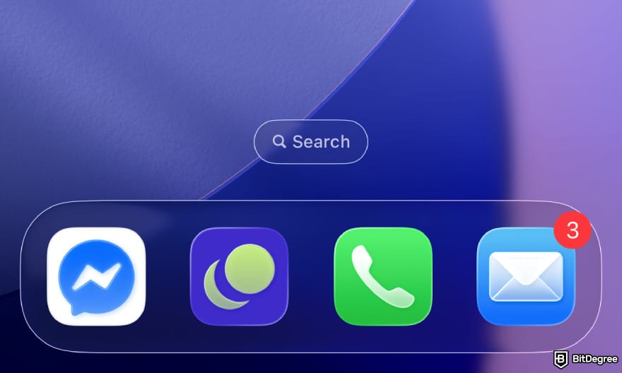Best mobile bank: Ogvio shortcut on an iPhone.