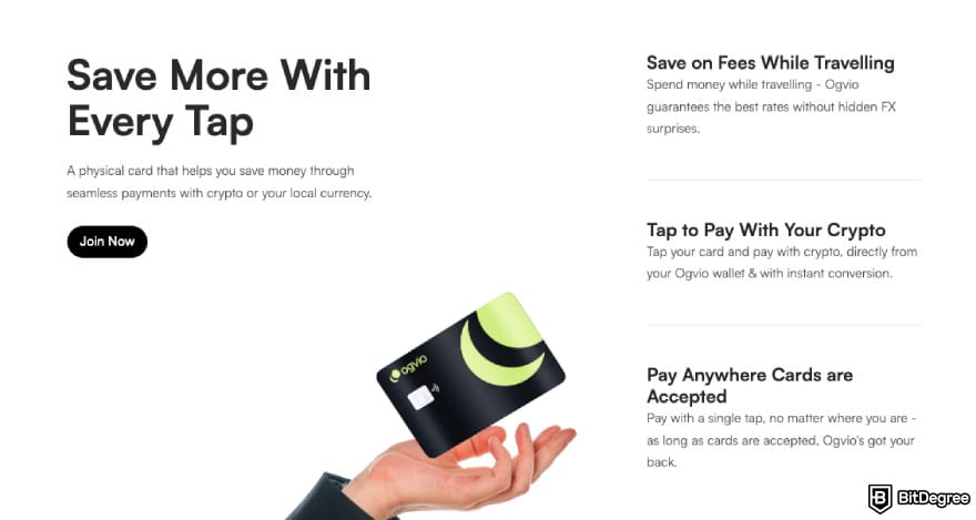 Best mobile bank: the things you'll be able to do with Ogvio Card.