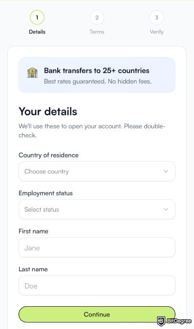 Best mobile bank: identity verification on Ogvio.