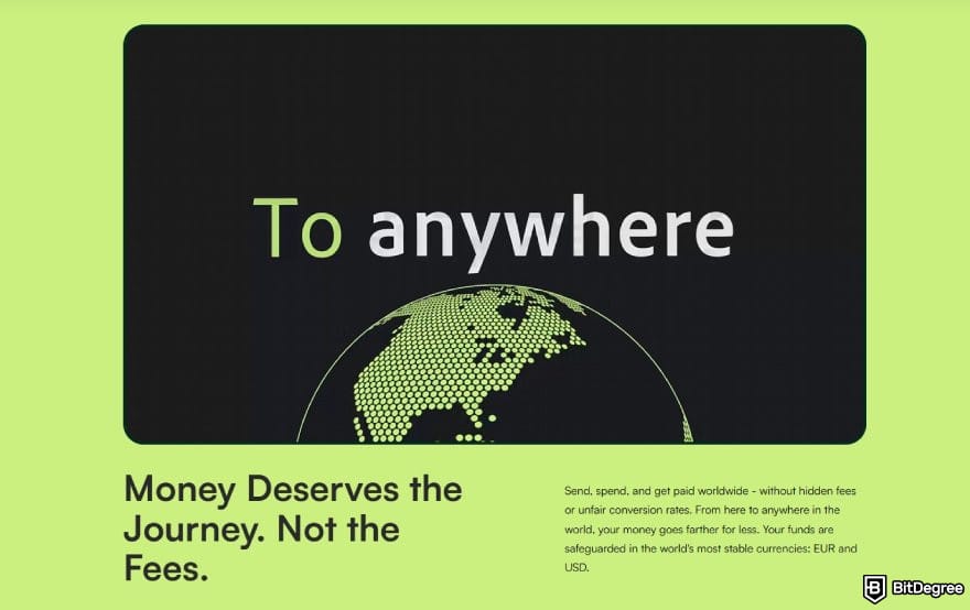 Best money transfer to India: description of Ogvio's low fees and currency support.