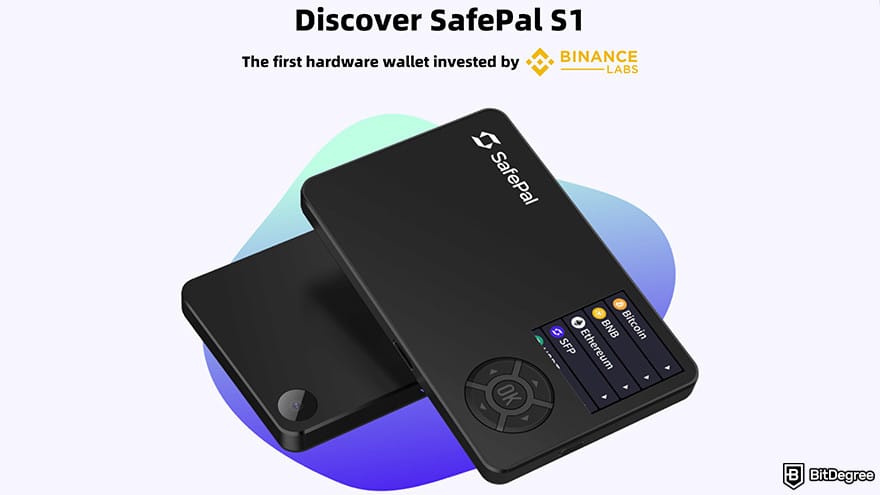 Best multi cryptocurrency wallet: SafePal S1.