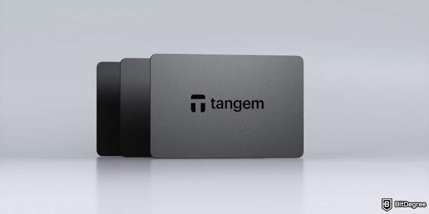 Best multi-cryptocurrency wallets: Tangem Wallet card set.