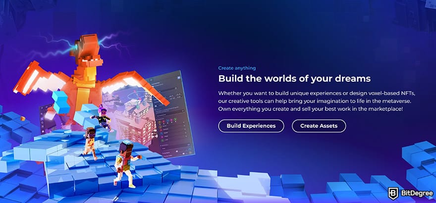 Best NFT games: create anything with The Sandbox.