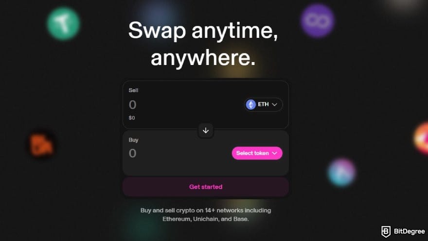 Best no-KYC exchange: Uniswap interface.