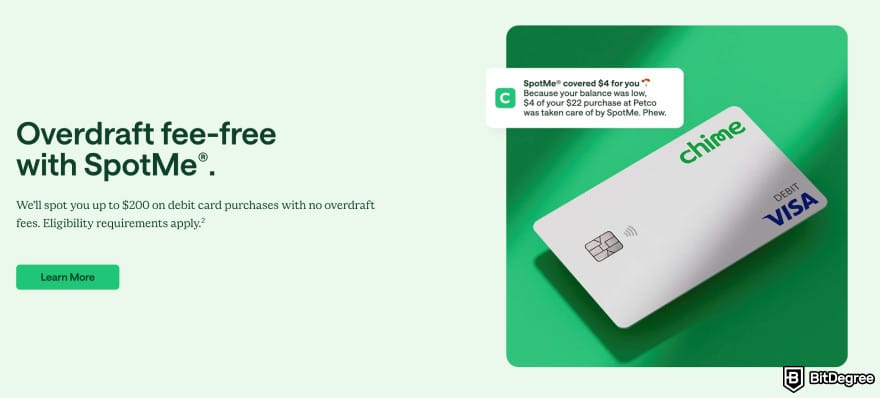 Best online bank: no overdraft fees with Chime's SpotMe.