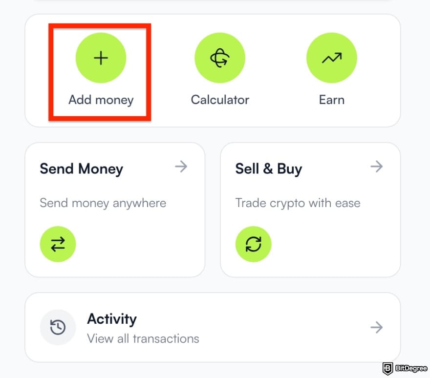 Best online bank: Ogvio dashboard.