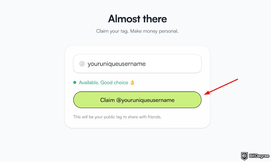 Best online bank: create a dedicated tag on your Ogvio account.