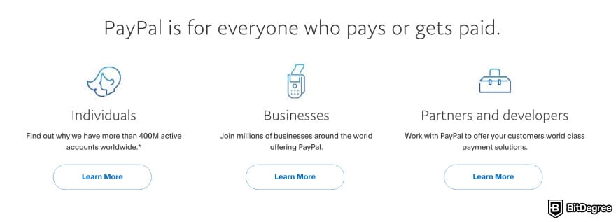 Best online bank: PayPal is for everyone.