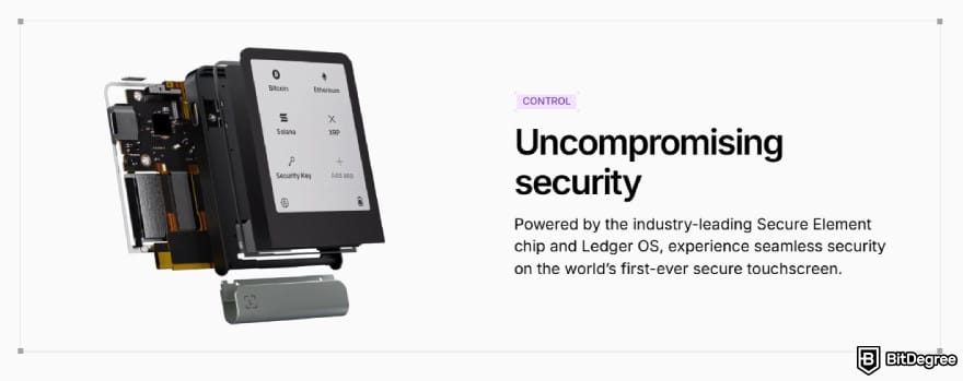 Best Polkadot wallet: Ledger Flex.