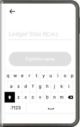 Best Polkadot wallet: set a name.