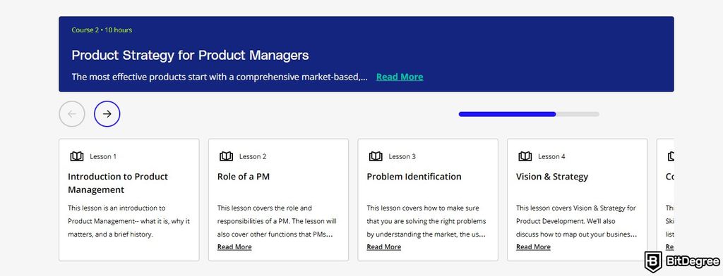 Best product management courses: the syllabus in Course 2 of the Product Manager course on Udacity.l