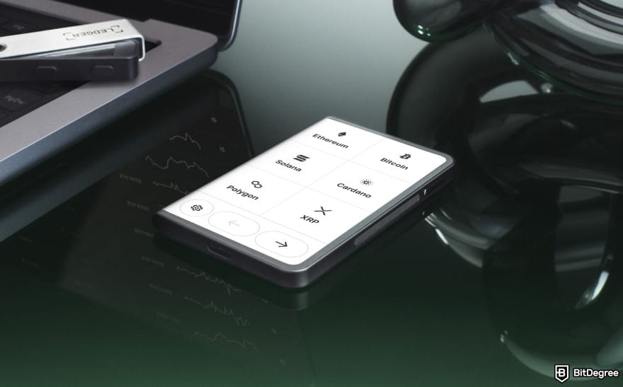 Best Solana wallet: Ledger Stax wallet.