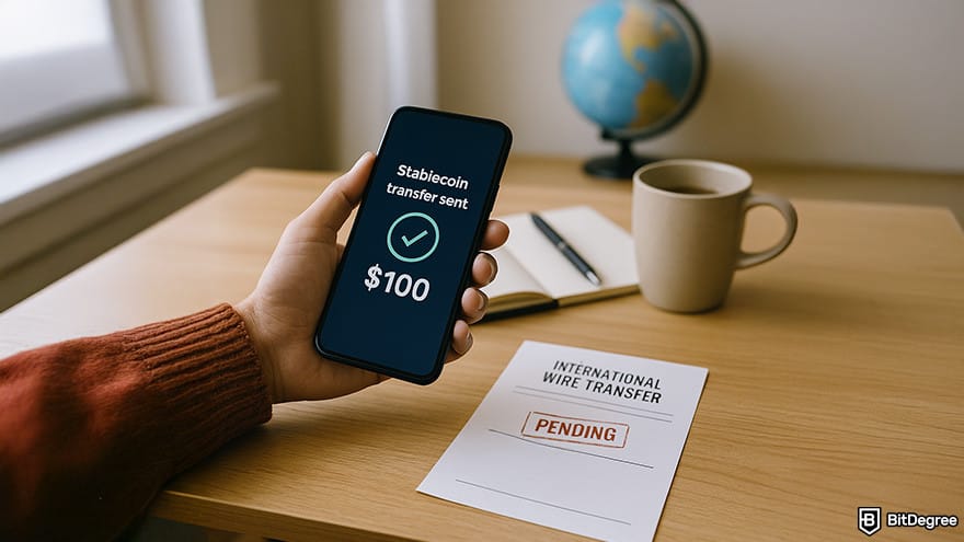 Best stablecoin: stablecoin transfer sent.