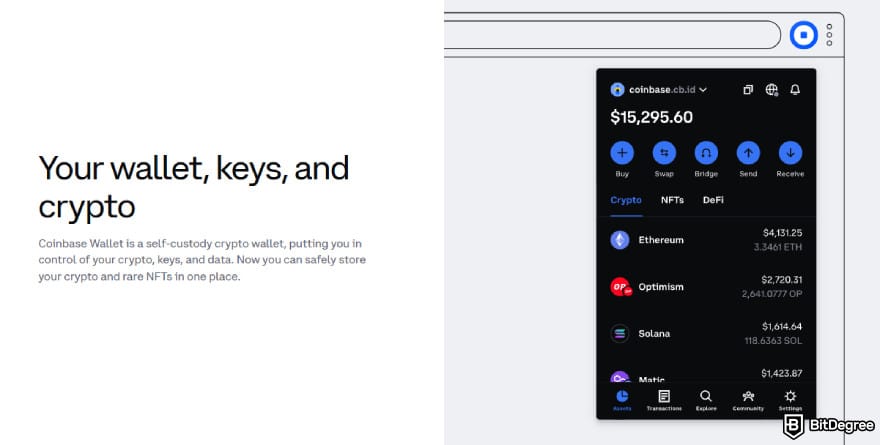 Best Sui wallet: Coinbase's your wallet, keys, and crypto.