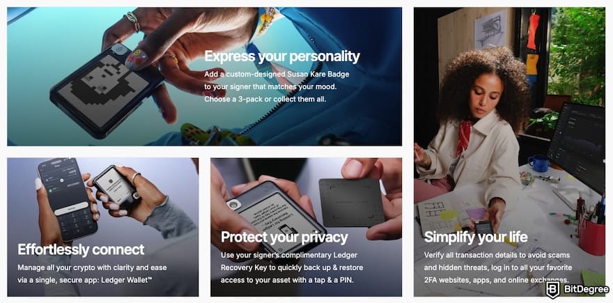 Best SUI wallet: Ledger Nano Gen5's features.