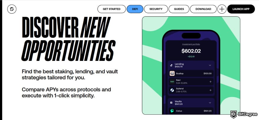 Best Sui wallet: Slush's staking, lending, and vault strategy opportunities.