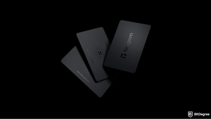 Best SUI wallets: Tangem Wallet cards.