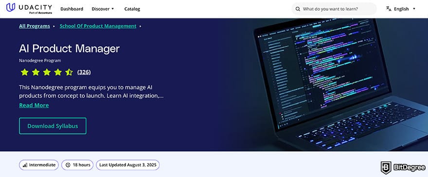 Best Udacity courses: AI product manager nanodegree program.
