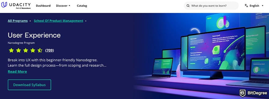 Best Udacity courses: user experience nanodegree program.