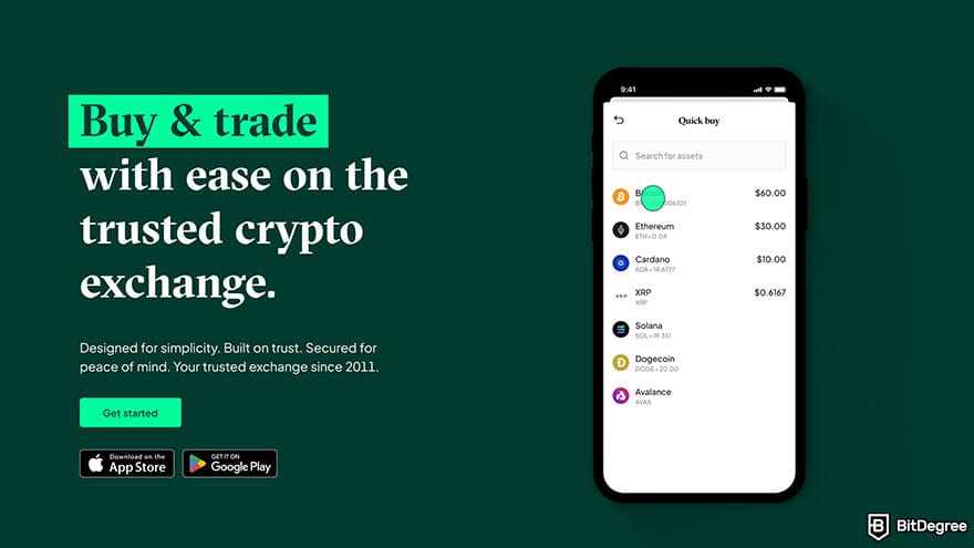 Best US crypto exchange: Bitstamp.