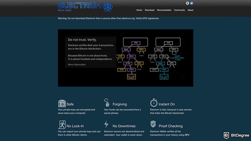 Best Verge wallet: Electrum Verge wallet.