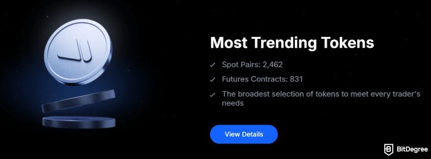 Best way to send money anonymously: MEXC trending tokens section.