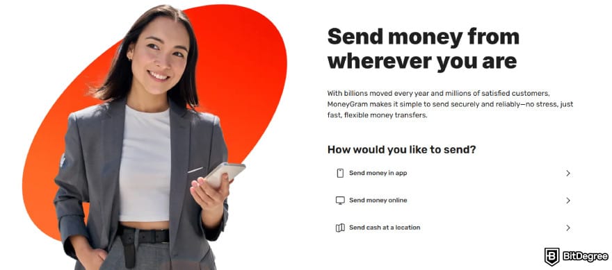 Best way to send money from Canada to US: send money wherever you are with MoneyGram.