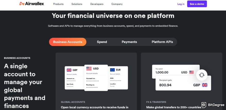 Best way to send money from USA to Canada: Airwallex business accounts.