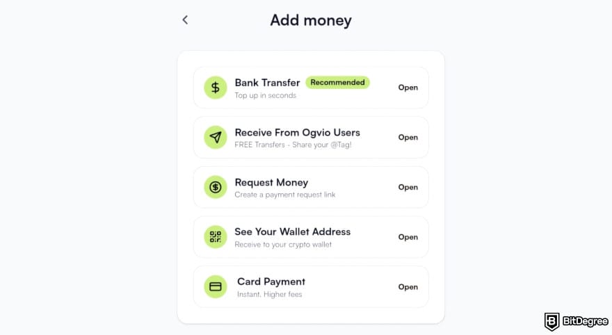 Best way to send money to Australia: available methods to top up account balance on Ogvio.