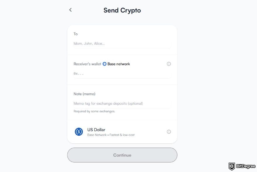 Best way to send money to Austria: the crypto recipient details on Ogvio.