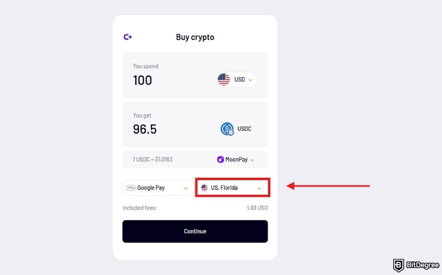 Best way to send money to Belgium: third party checkout page for Ogvio.