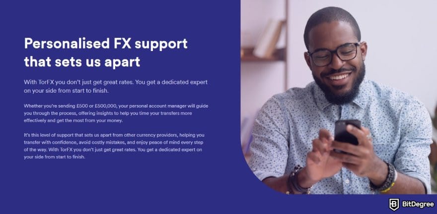 Best way to send money to Belgium: a description for TorFX's personalised support.