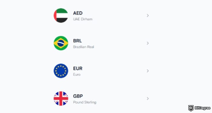 Best way to send money to Brazil: pick a currency you want to send.